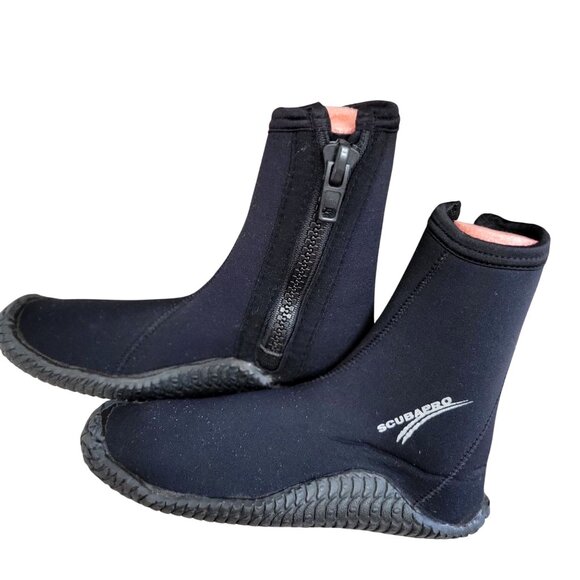 Scubapro 5mm Neoprene Wetsuit Ankle-Zip Dive Boots S7 - Picture 4 of 11